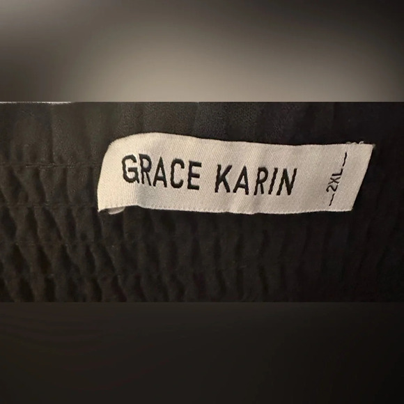 Grace Karin black tiered dress size xxl - Picture 5 of 7